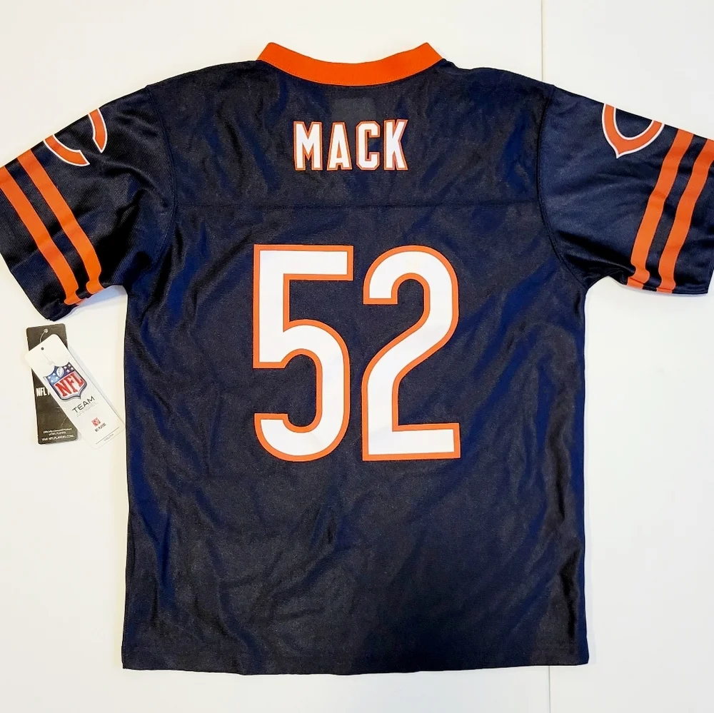 NFL Chicago Bears boys #52 Mack football jersey NWT